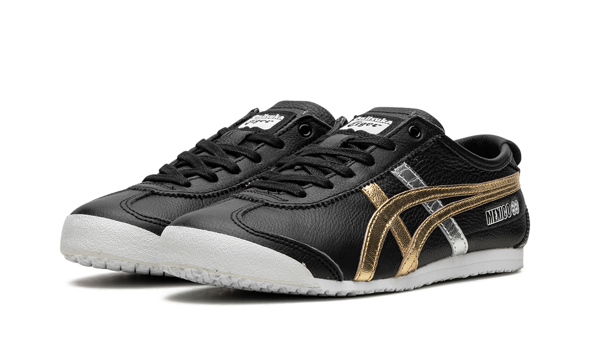Onitsuka-tiger|mexico-66-black-gold-silver-122982 product image 2, provided for visual reference and product detail review