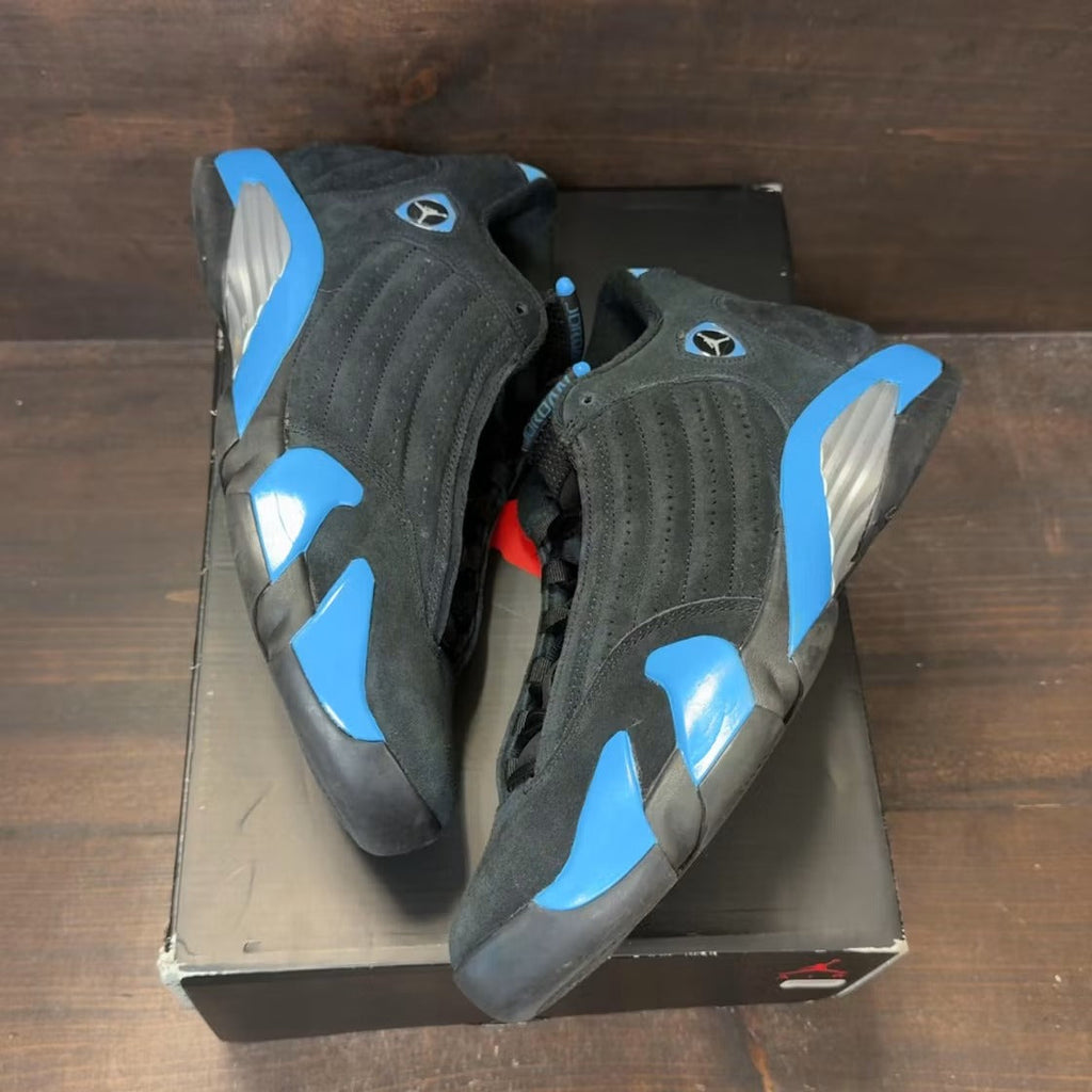 Air Jordan 14 Retro Black University Blue (2026) product image 2, provided for visual reference and product detail review