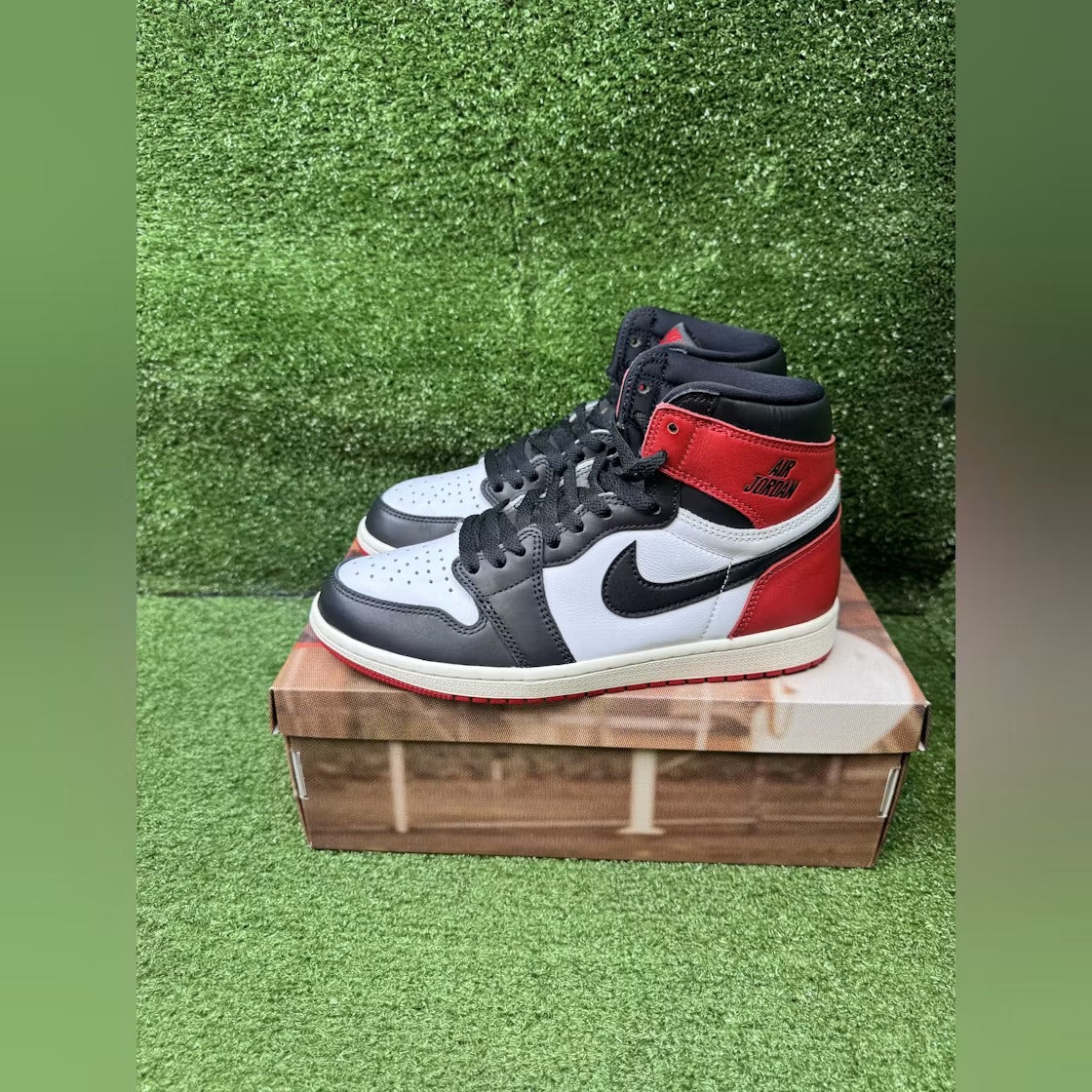 Air Jordan 1 Retro High OG Black Toe Reimagined product image 6, provided for visual reference and product detail review