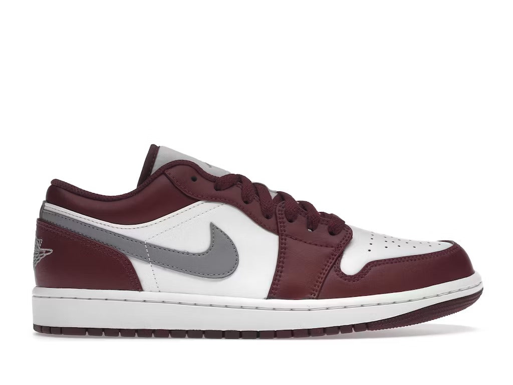 Air Jordan 1 Low White Bordeaux product image 1, provided for visual reference and product detail review