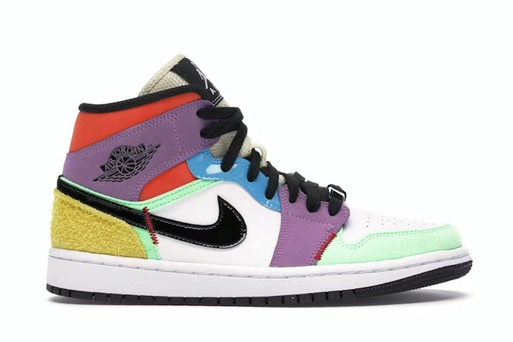 Air Jordan 1 Mid SE Multi-Color (Women) product image 1, provided for visual reference and product detail review