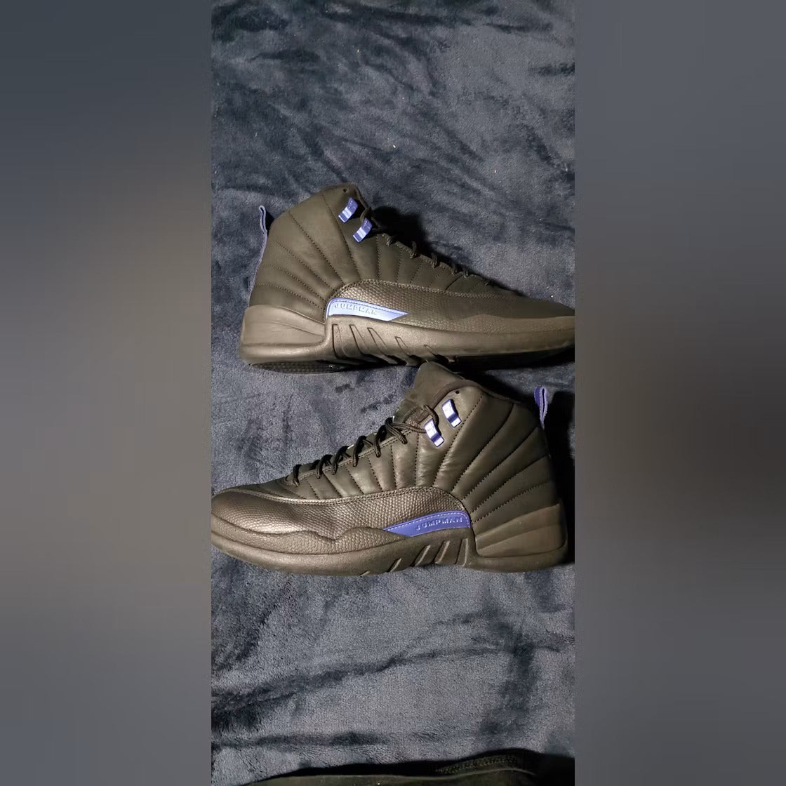 Air Jordan 12 Retro Black Dark Concord product image 3, provided for visual reference and product detail review