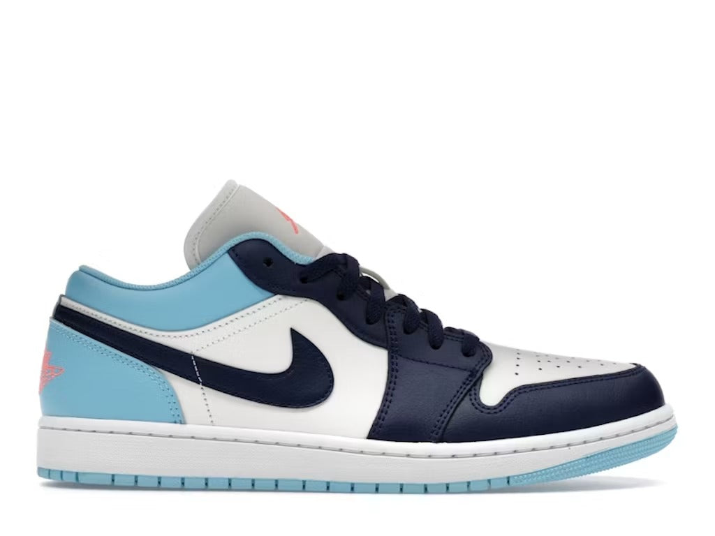 Air Jordan 1 Low Sail Blue Chill product image 1, provided for visual reference and product detail review