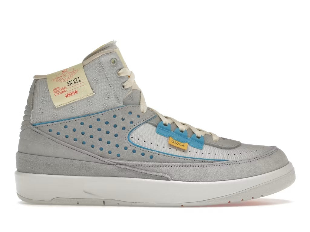 Air Jordan 2 Retro SP Union Grey Fog product image 1, provided for visual reference and product detail review