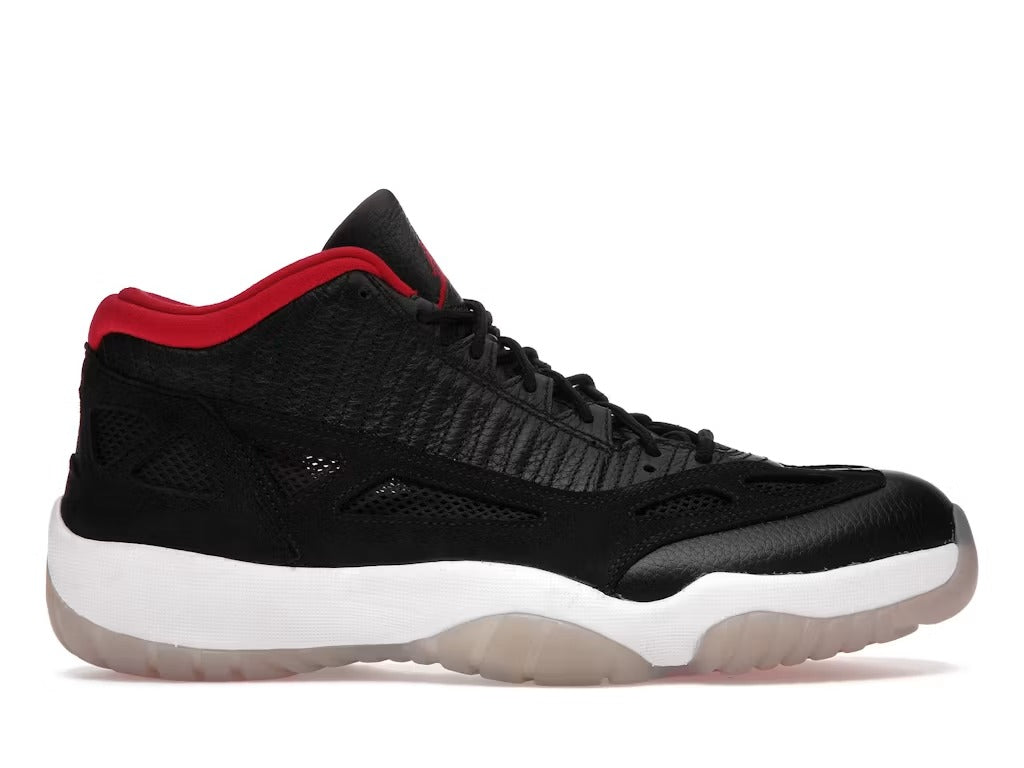 Air Jordan 11 Retro Low IE Bred (2021) product image 1, provided for visual reference and product detail review