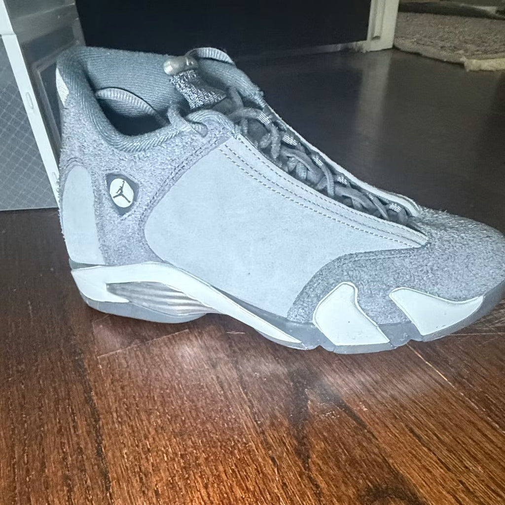 Air Jordan 14 Retro Flint Grey product image 2, provided for visual reference and product detail review