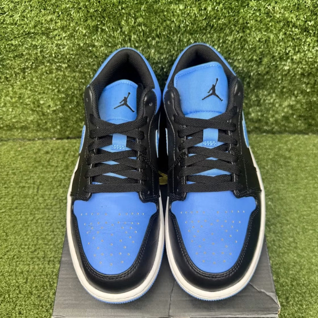 Air Jordan 1 Low Black University Blue product image 2, provided for visual reference and product detail review