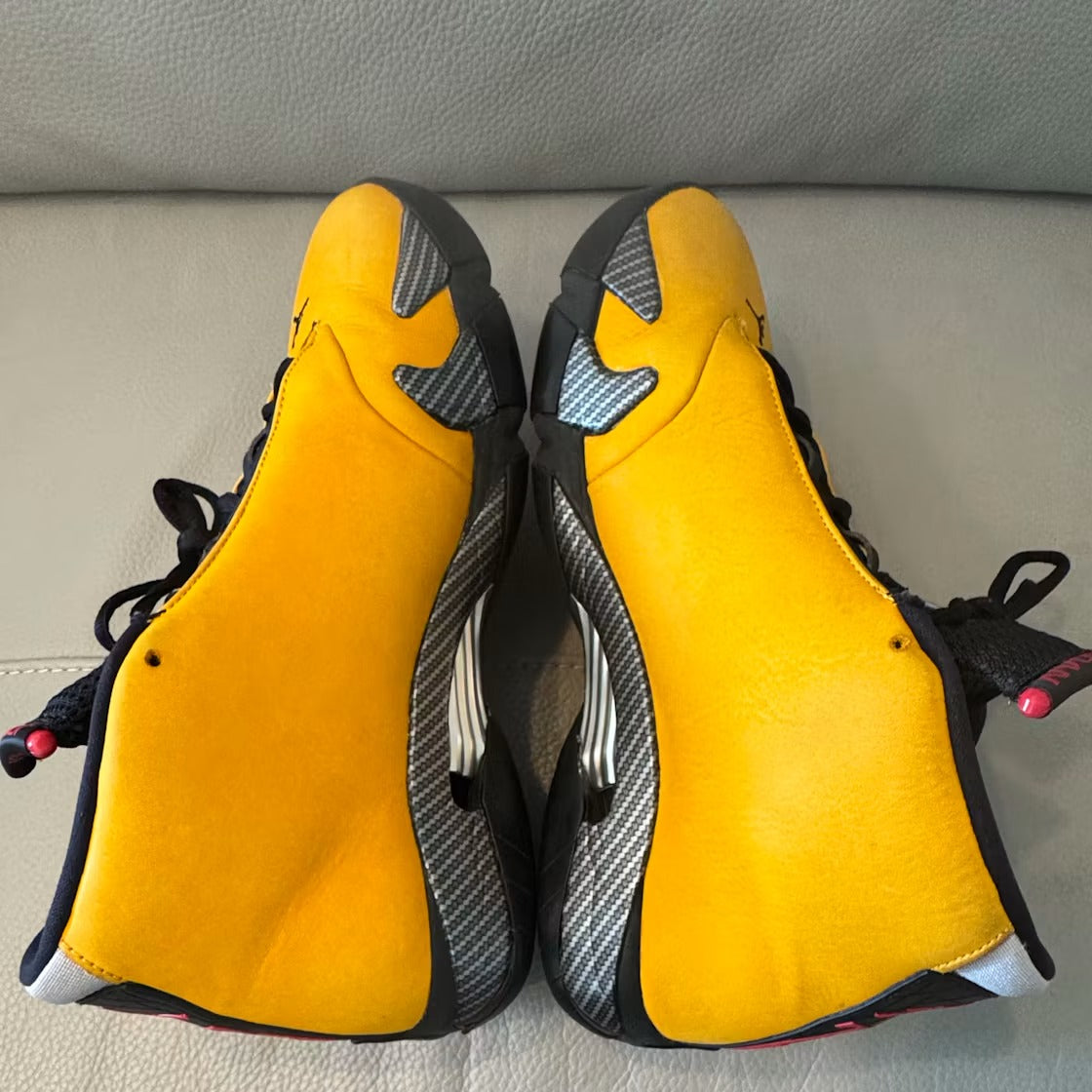 Air Jordan 14 Retro University Gold product image 6, provided for visual reference and product detail review