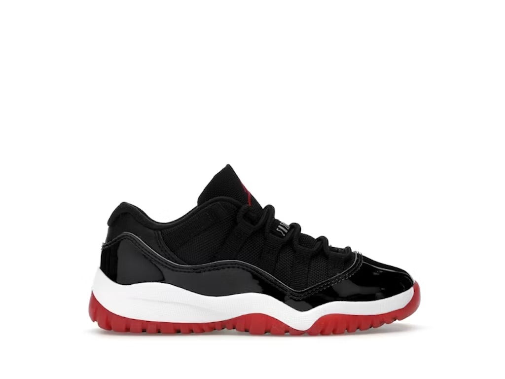 Air Jordan 11 Retro Low Bred (PS) (2025) product image 1, provided for visual reference and product detail review
