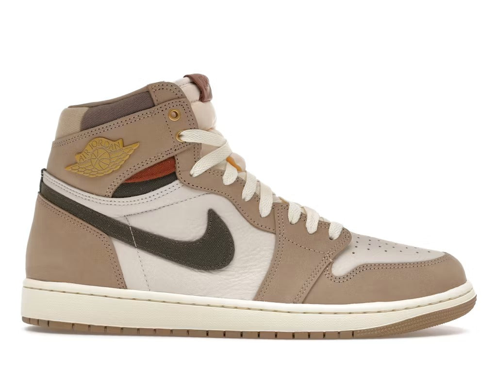 Air Jordan 1 Retro High OG Khaki (Women) product image 1, provided for visual reference and product detail review