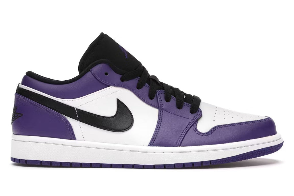 Air Jordan 1 Low Court Purple White product image 1, provided for visual reference and product detail review