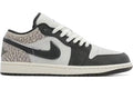Air Jordan 1 Low SE Sail Deep Pewter Elephent Print product image 1, provided for visual reference and product detail review