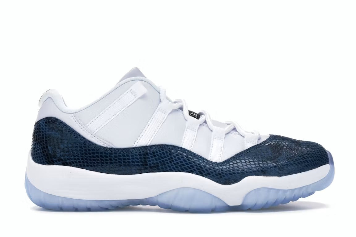 Air Jordan 11 Retro Low Snake Navy (2019) product image 1, provided for visual reference and product detail review