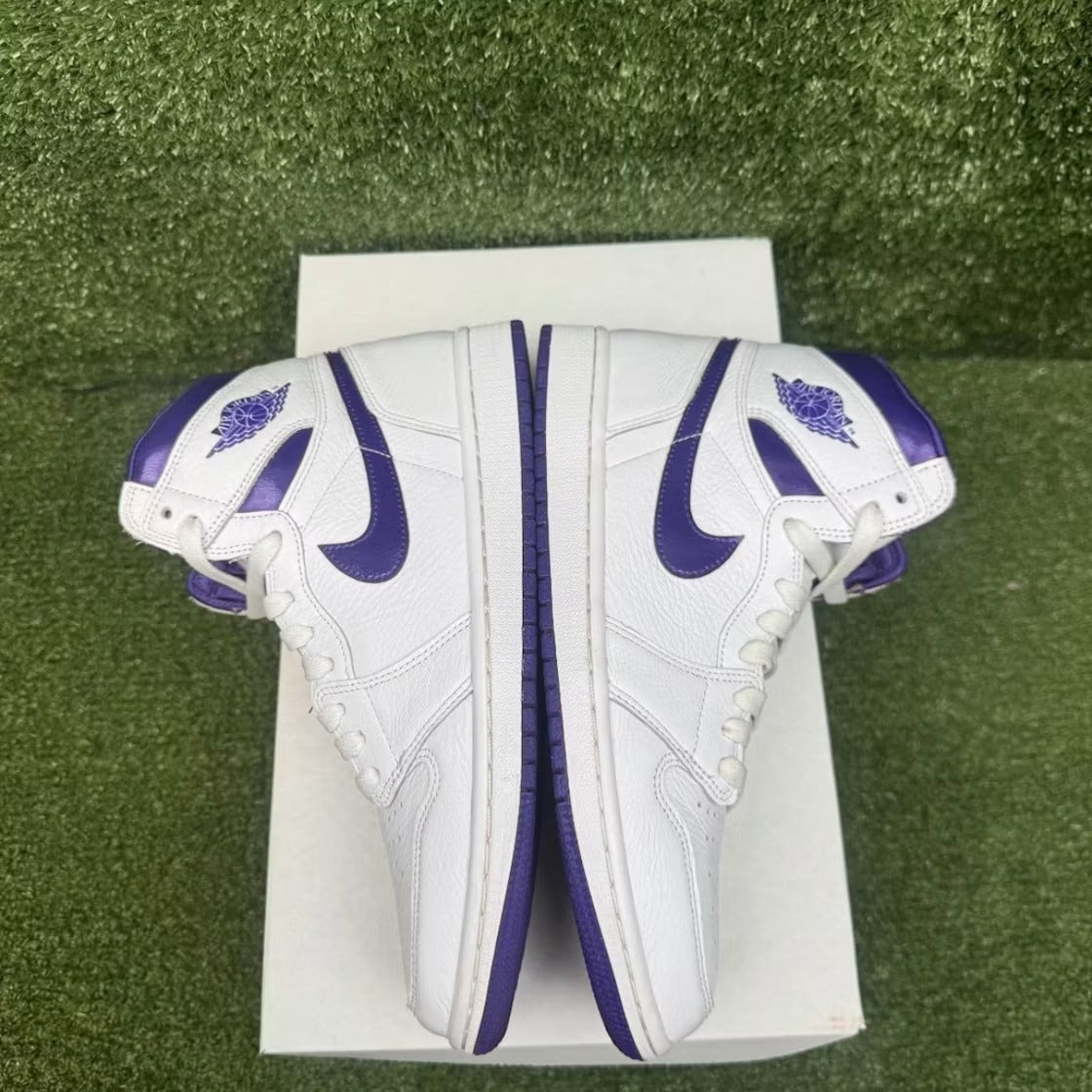 Air Jordan 1 Retro High Court Purple (Women) product image 5, provided for visual reference and product detail review