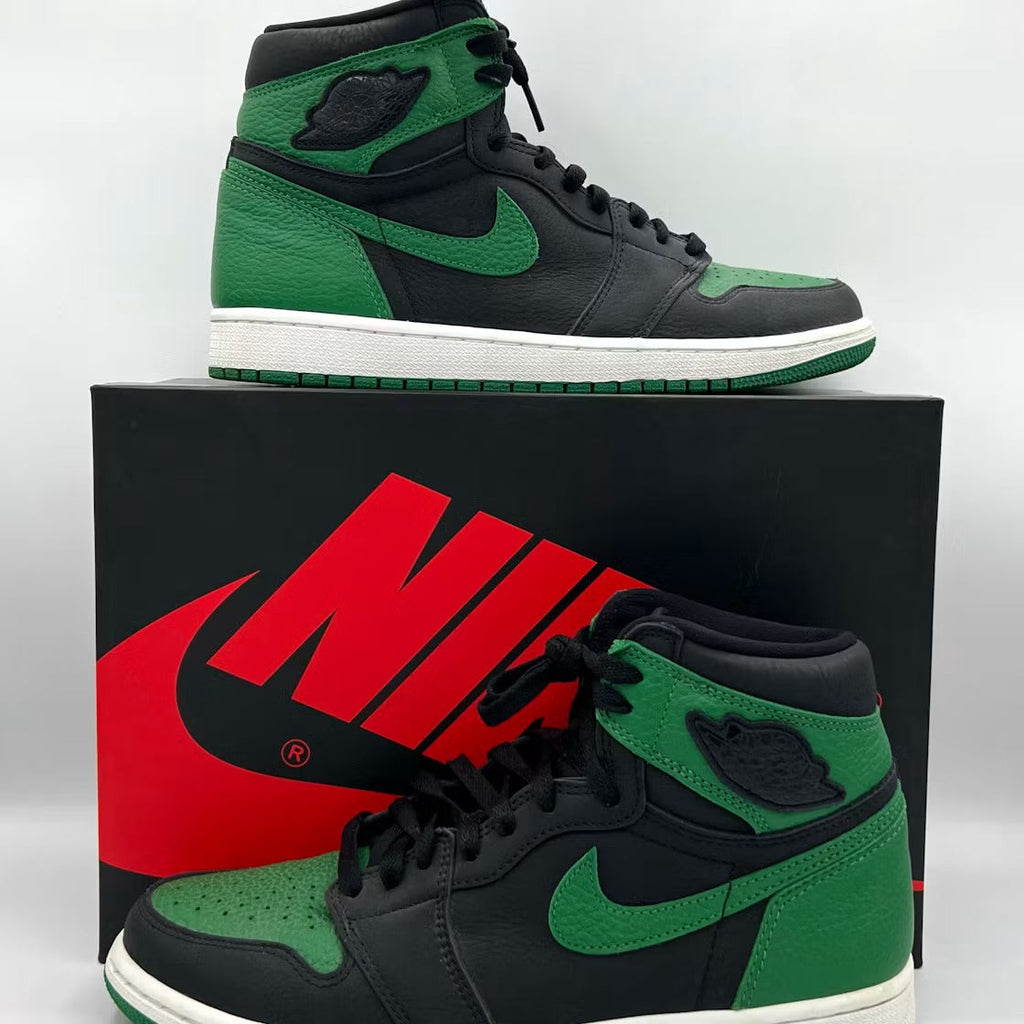 Air Jordan 1 Retro High Pine Green Black product image 2, provided for visual reference and product detail review