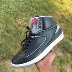 Air Jordan 2 Retro Black Cement product image 4, provided for visual reference and product detail review