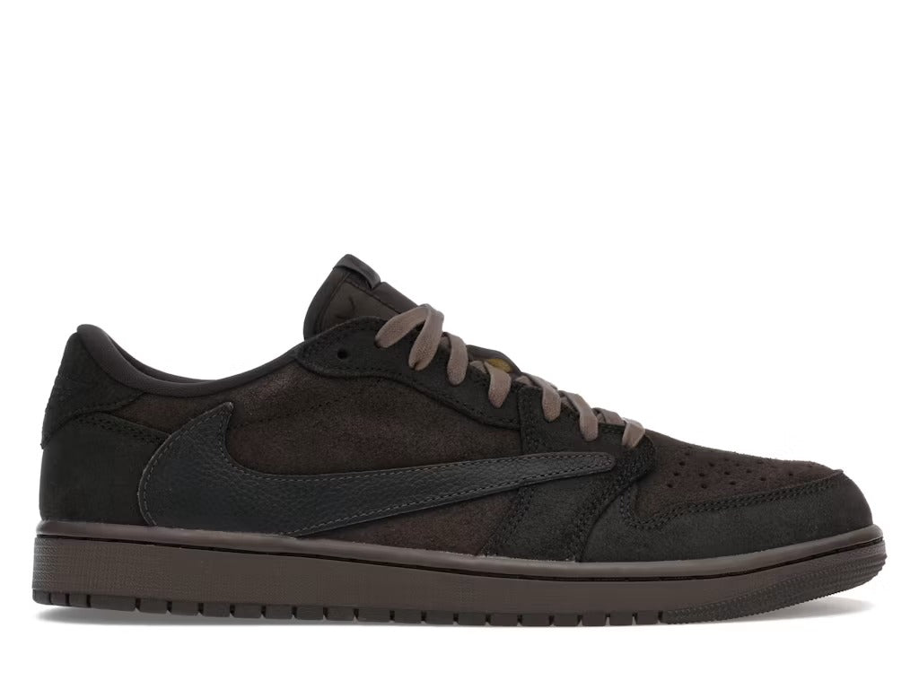 Air Jordan 1 Retro Low OG SP Travis Scott Velvet Brown product image 1, provided for visual reference and product detail