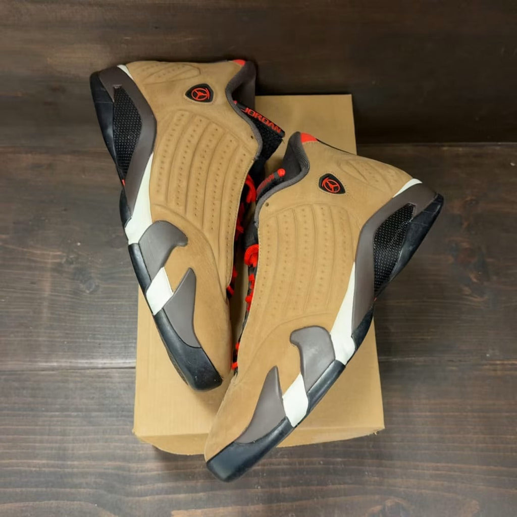 Air Jordan 14 Retro Winterized Archaeo Brown product image 2, provided for visual reference and product detail review