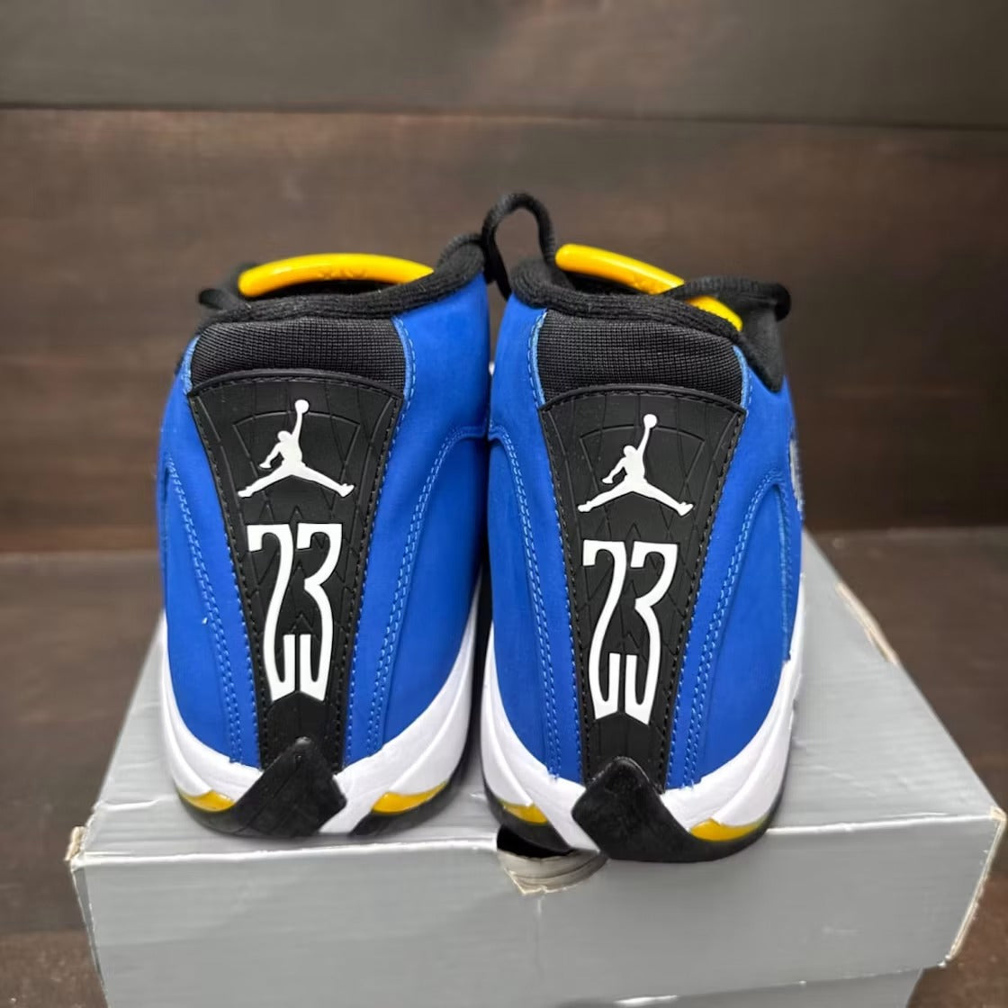 Air Jordan 14 Retro Laney (2023) product image 5, provided for visual reference and product detail review