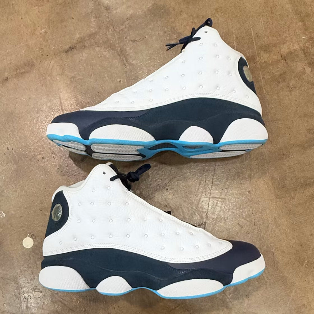 Air Jordan 13 Retro Obsidian Powder Blue White product image 2, provided for visual reference and product detail review