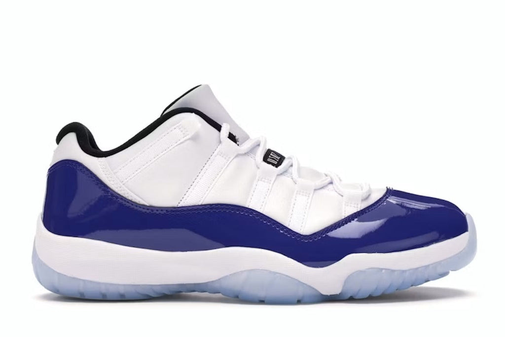 Air Jordan 11 Retro Low White Concord (Women) product image 1, provided for visual reference and product detail review
