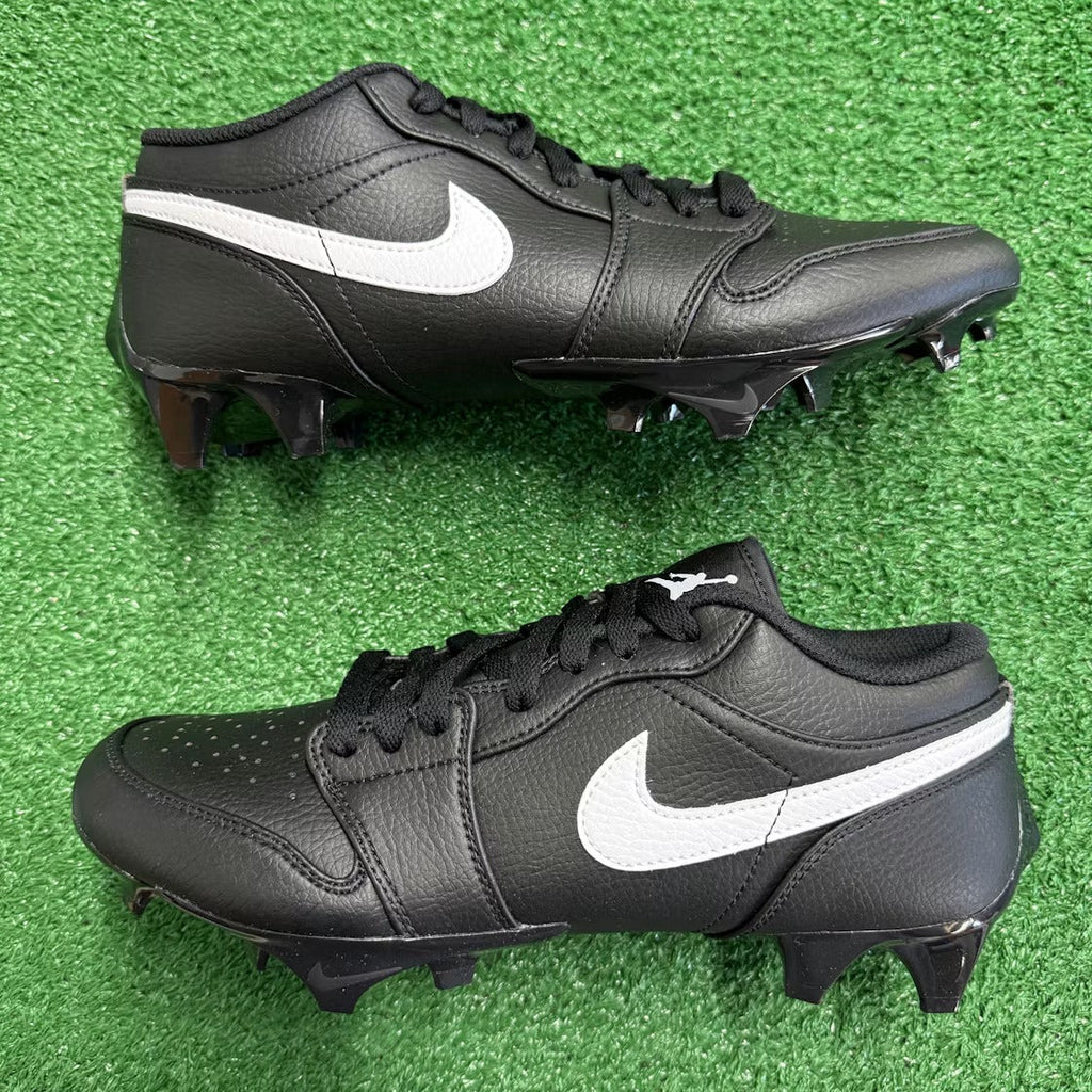 Air Jordan 1 Low TD Cleat Black White product image 4, provided for visual reference and product detail review