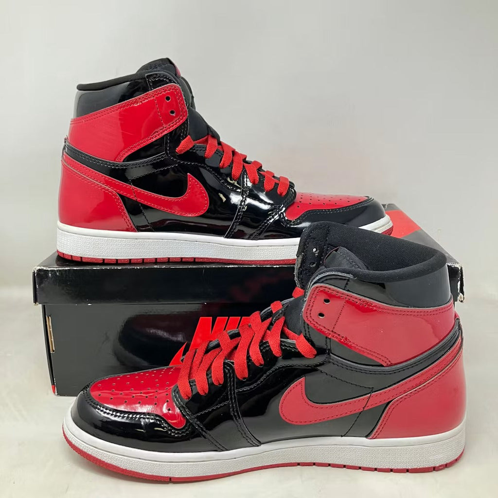 Air Jordan 1 Retro High OG Patent Bred product image 4, provided for visual reference and product detail review