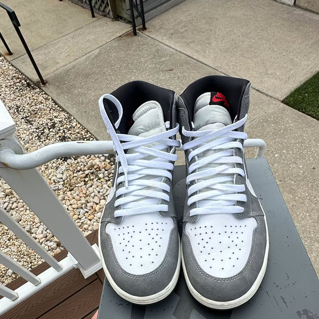 Air Jordan 1 Retro High OG Washed Black product image 2, provided for visual reference and product detail review