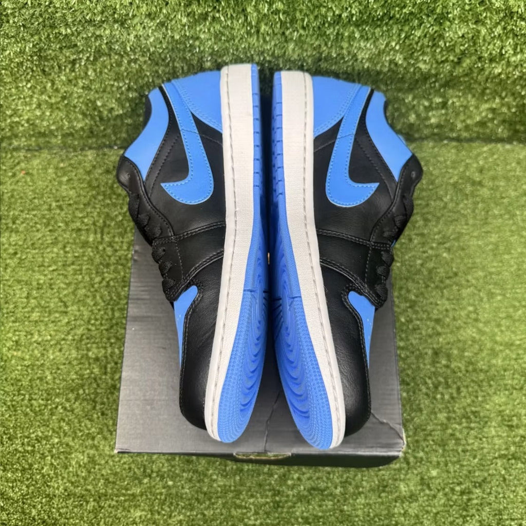 Air Jordan 1 Low Black University Blue product image 3, provided for visual reference and product detail review