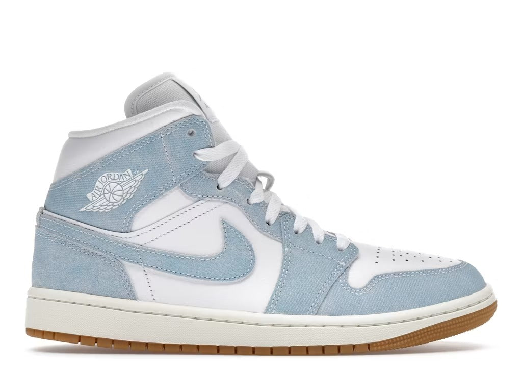 Air Jordan 1 Mid Denim (Women) product image 1, provided for visual reference and product detail review