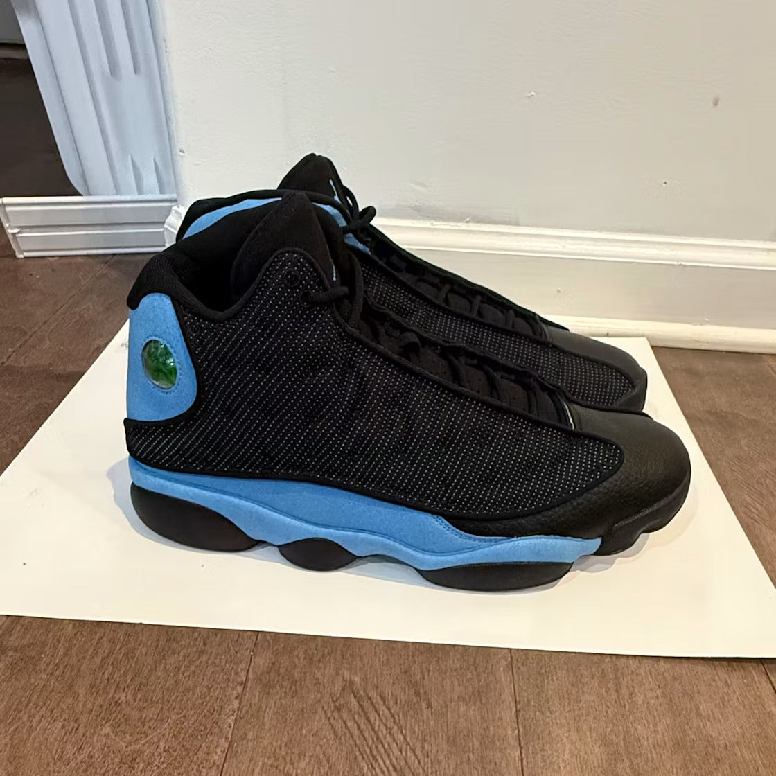 Air Jordan 13 Retro Black University Blue product image 2, provided for visual reference and product detail review