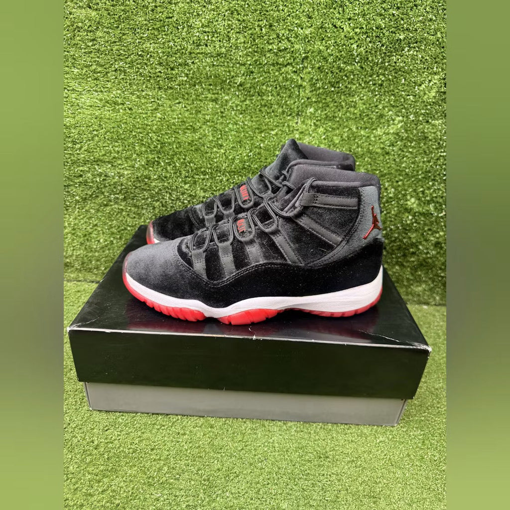 Air Jordan 11 Retro Bred Velvet (Women) product image 5, provided for visual reference and product detail review
