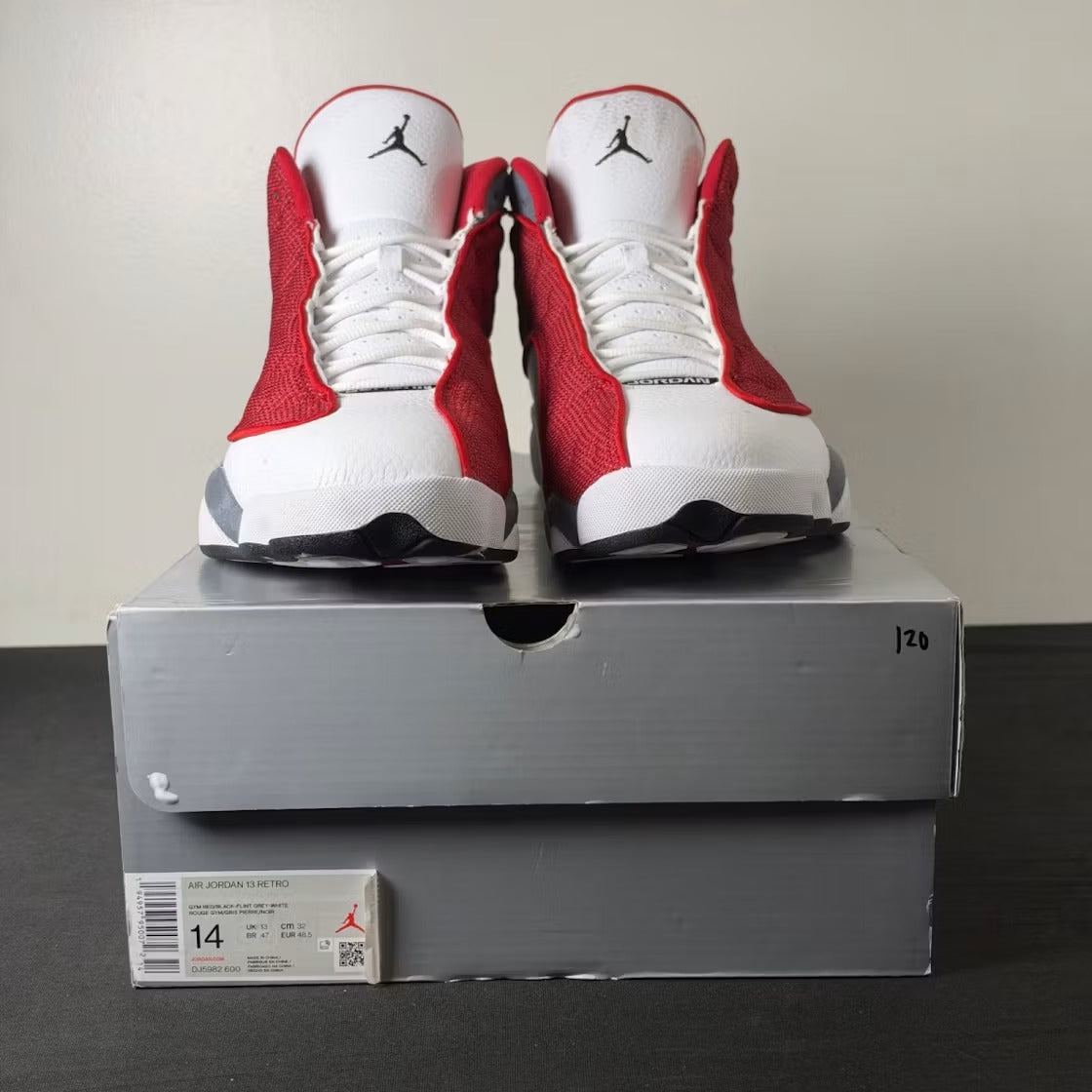 Air Jordan 13 Retro Gym Red Flint Grey product image 3, provided for visual reference and product detail review