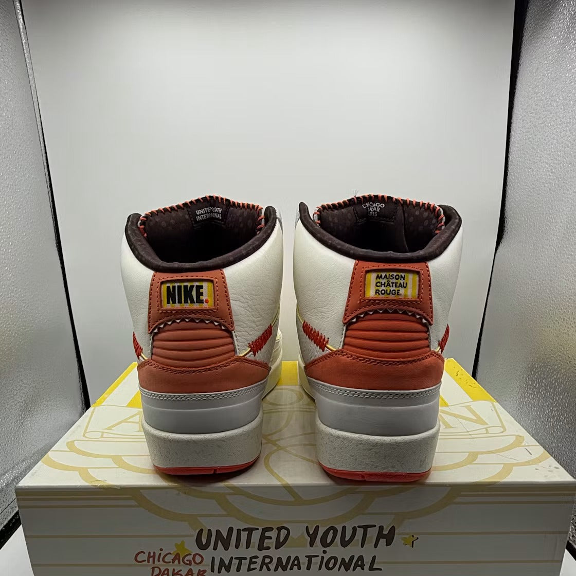 Air Jordan 2 Retro SP Maison Chateau Rouge product image 4, provided for visual reference and product detail review