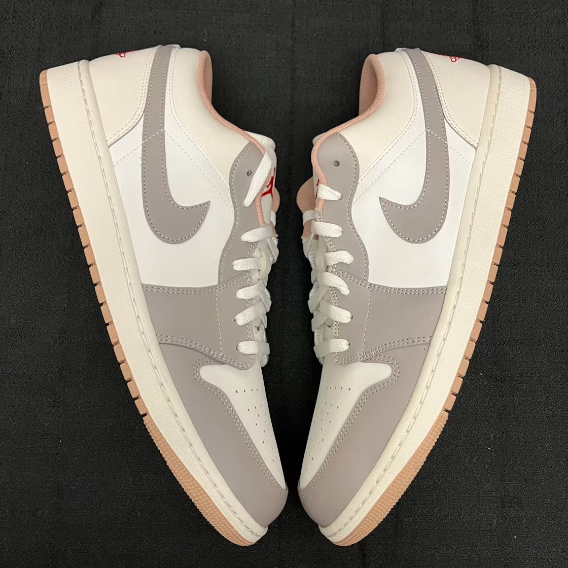 Air Jordan 1 Low Sail College Grey Rattan product image 2, provided for visual reference and product detail review