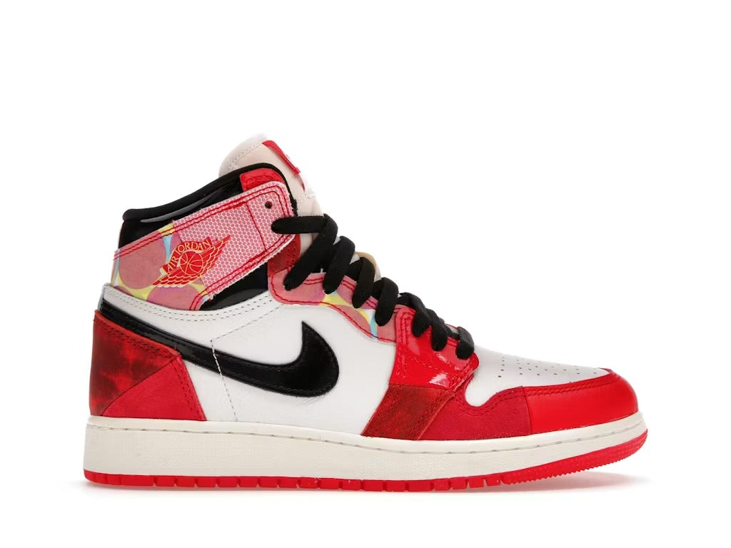 Air Jordan 1 Retro High OG Spider-Man Across the Spider-Verse (GS) product image 1, provided for visual reference and