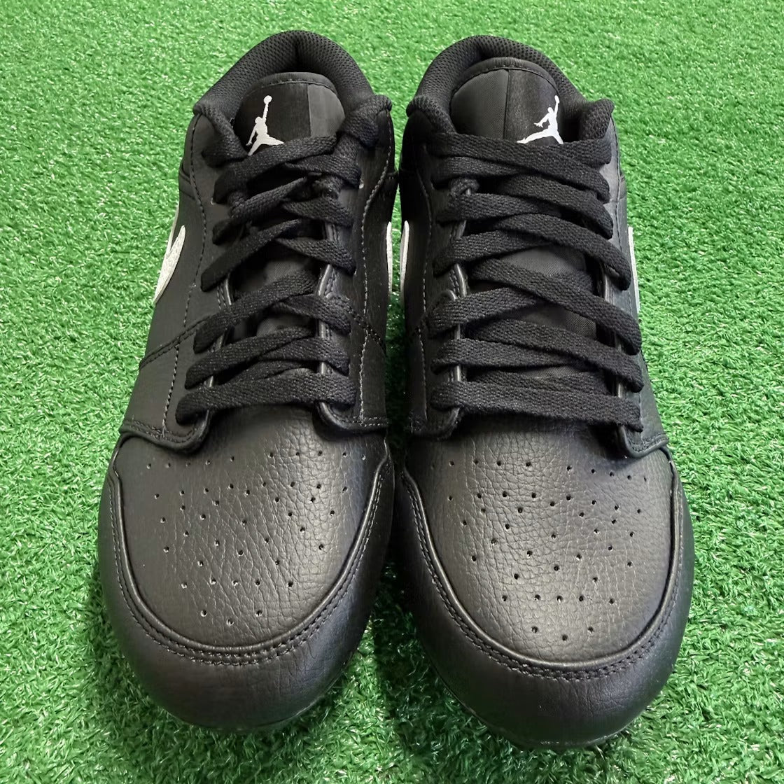 Air Jordan 1 Low TD Cleat Black White product image 5, provided for visual reference and product detail review