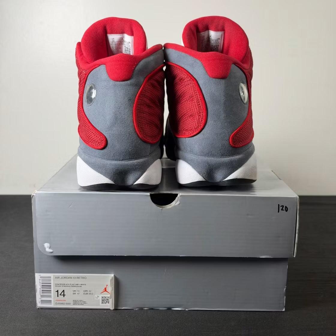 Air Jordan 13 Retro Gym Red Flint Grey product image 5, provided for visual reference and product detail review