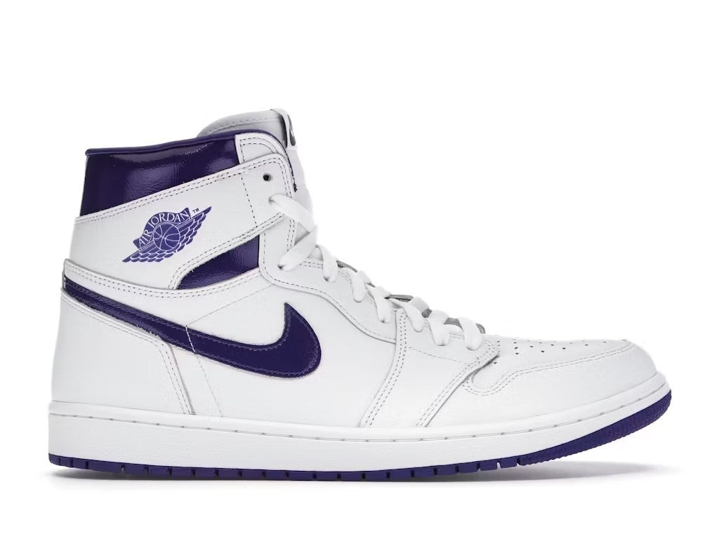 Air Jordan 1 Retro High Court Purple (Women) product image 1, provided for visual reference and product detail review