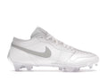 Air Jordan 1 Low TD Cleat White Grey Fog product image 1, provided for visual reference and product detail review