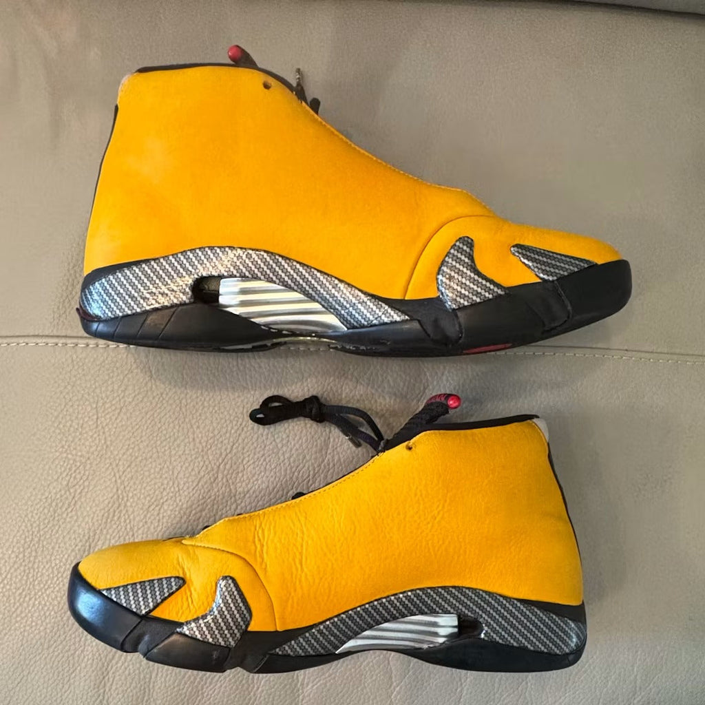 Air Jordan 14 Retro University Gold product image 4, provided for visual reference and product detail review