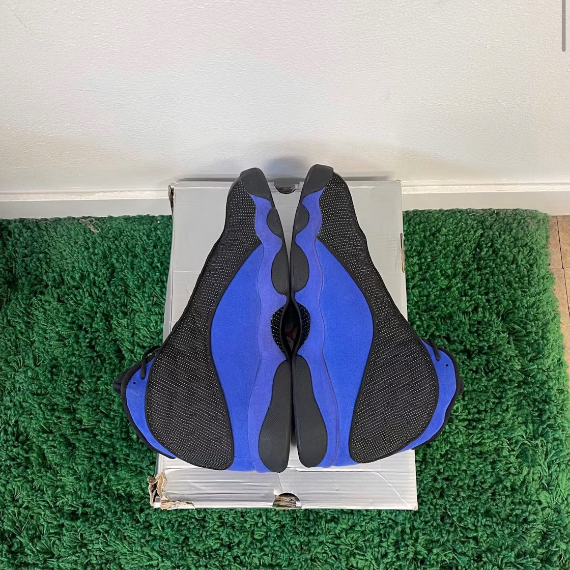 Air Jordan 13 Retro Black Hyper Royal product image 3, provided for visual reference and product detail review