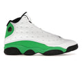 Air Jordan 13 Retro White Lucky Green product image 1, provided for visual reference and product detail review