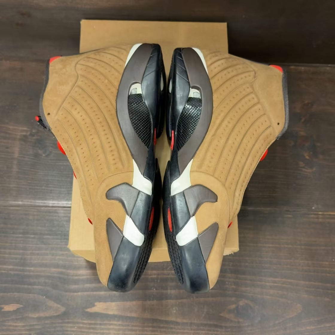 Air Jordan 14 Retro Winterized Archaeo Brown product image 3, provided for visual reference and product detail review
