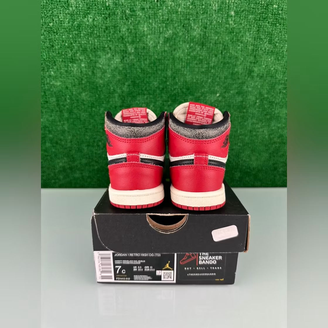 Air Jordan 1 Retro High OG Chicago Lost and Found (TD) product image 2, provided for visual reference and product detail