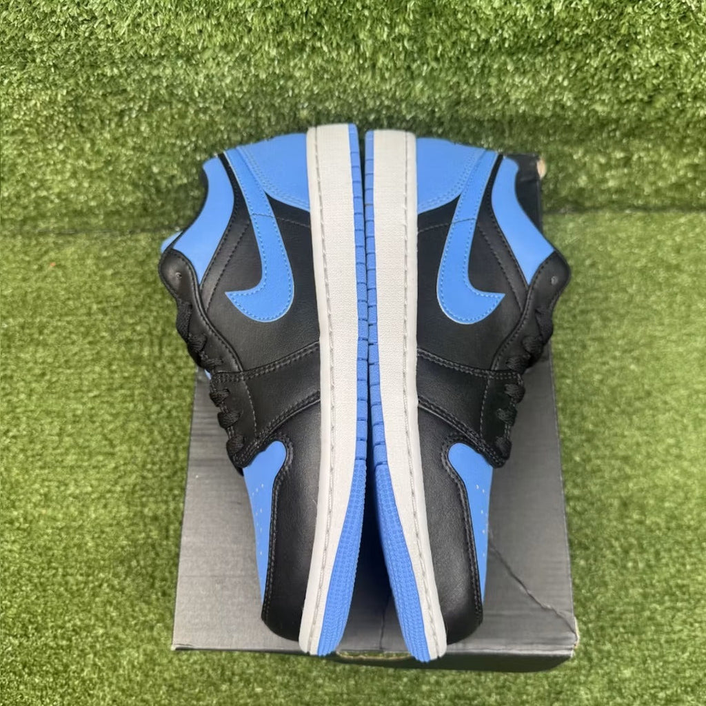 Air Jordan 1 Low Black University Blue product image 4, provided for visual reference and product detail review