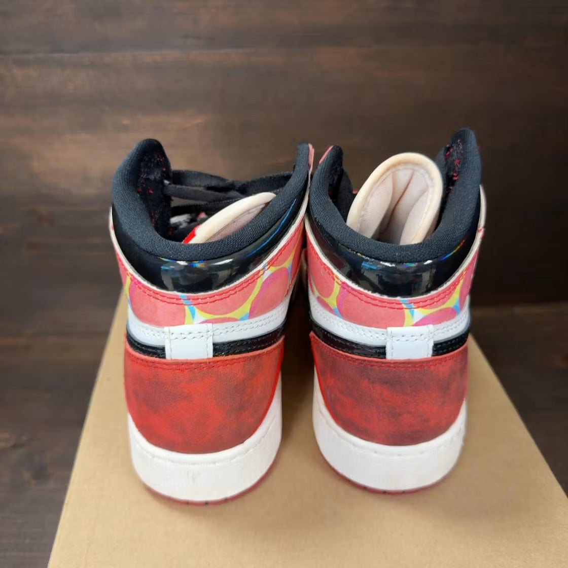 Air Jordan 1 Retro High OG Spider-Man Across the Spider-Verse (GS) product image 4, provided for visual reference and