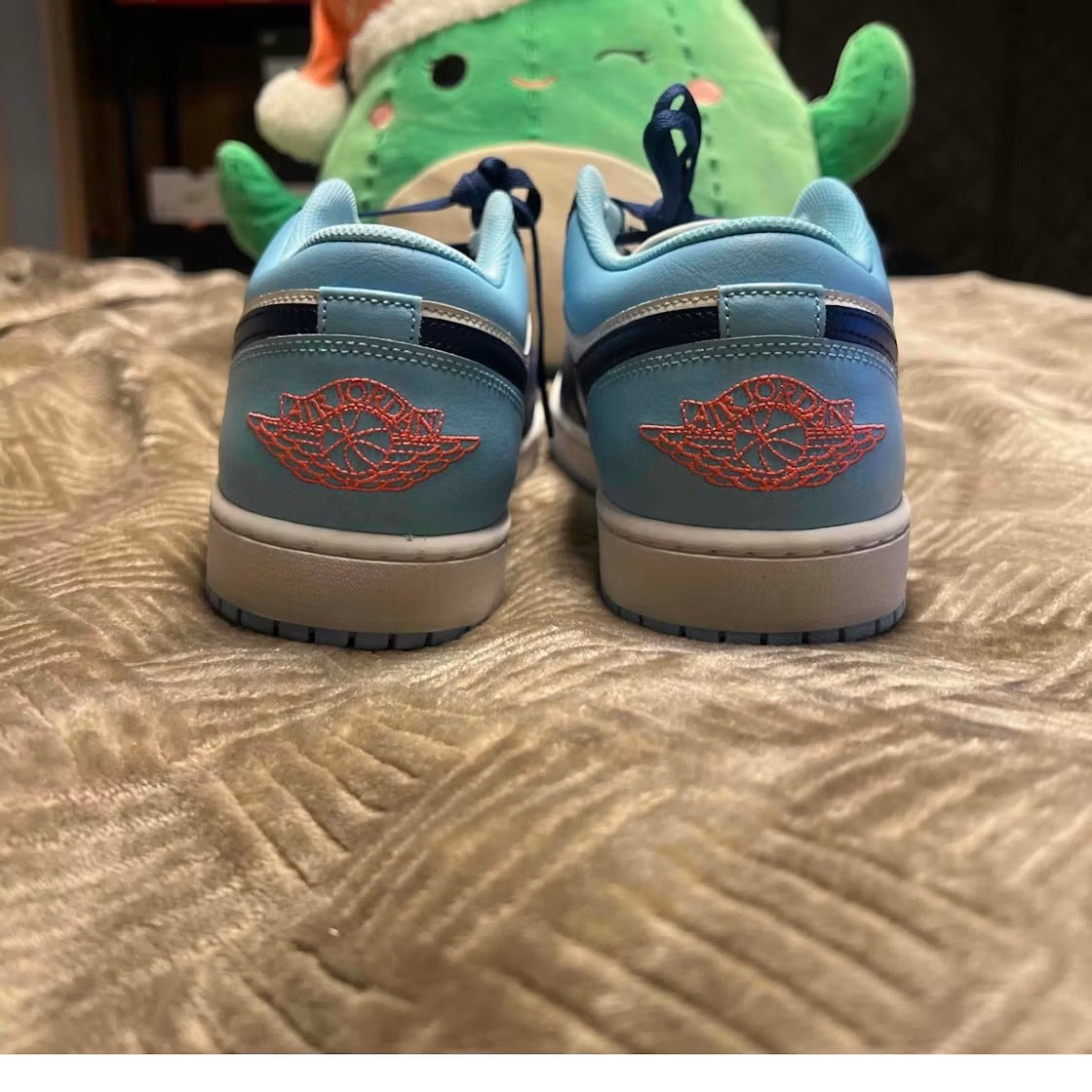 Air Jordan 1 Low Sail Blue Chill product image 5, provided for visual reference and product detail review