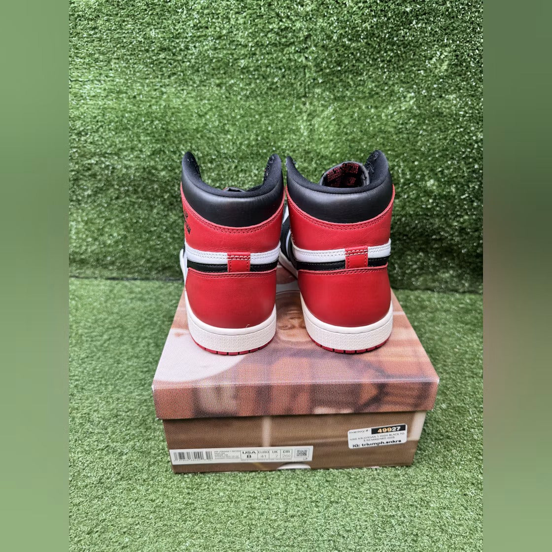Air Jordan 1 Retro High OG Black Toe Reimagined product image 5, provided for visual reference and product detail review