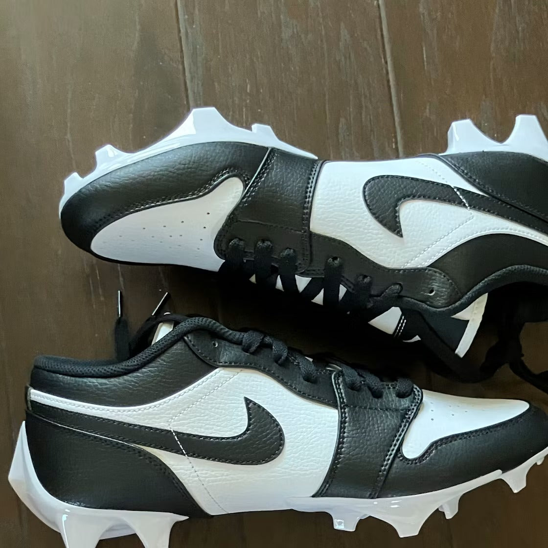 Air Jordan 1 Low TD Cleat Panda product image 4, provided for visual reference and product detail review